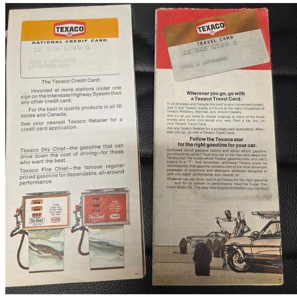 VTG Texaco Maps Lot Tampa & St Petersburg + Washington 1960s-70s Travel Ephemera - Picture 2 of 4